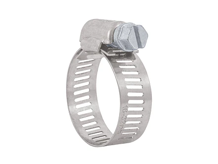 Abrazadera reforzada, acero inox #12, 5/8