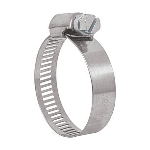Abrazadera reforzada, acero inox #20, 3/4