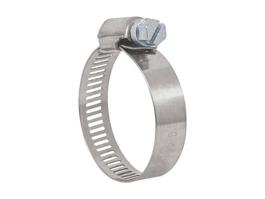Abrazadera reforzada, acero inox #20, 3/4