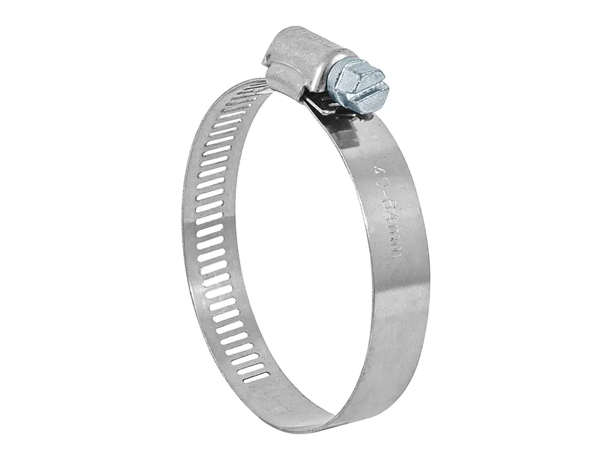 Abrazadera reforzada, acero inox #32, 1-9/16