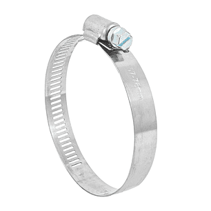 Abrazadera reforzada, acero inox #40, 2-1/4