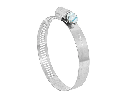 Abrazadera reforzada, acero inox #40, 2-1/4
