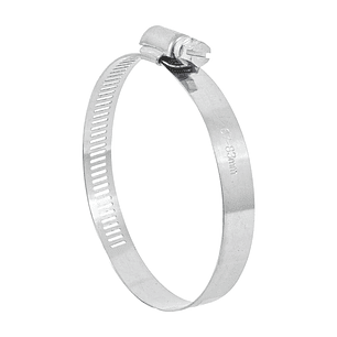 Abrazadera reforzada, acero inox #44, 2-5/8