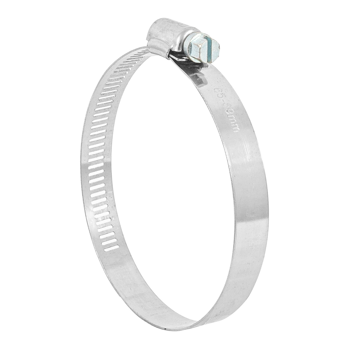 Abrazadera reforzada, acero inox #48, 2-9/16