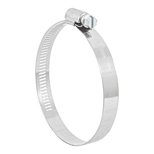 Abrazadera reforzada, acero inox #48, 2-9/16