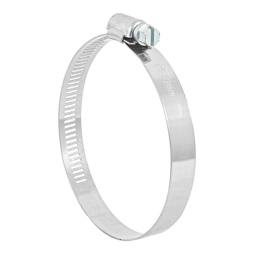 Abrazadera reforzada, acero inox #48, 2-9/16