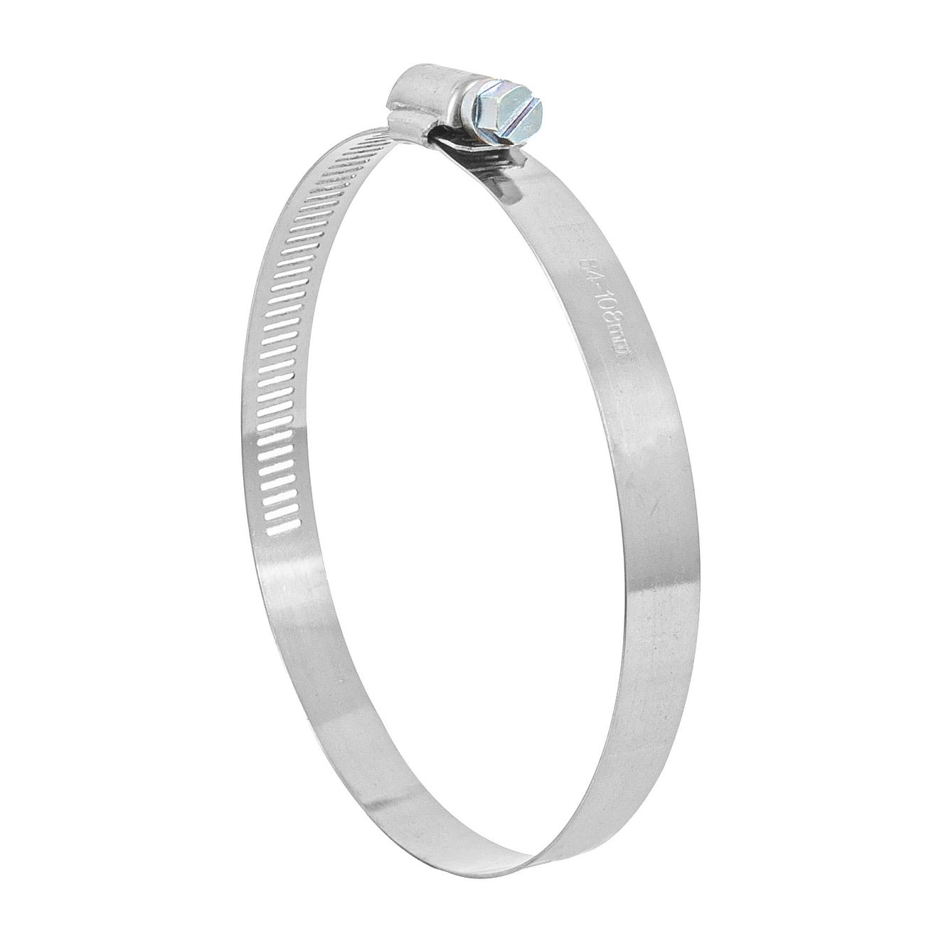 Abrazadera reforzada, acero inox #60, 3-5/16