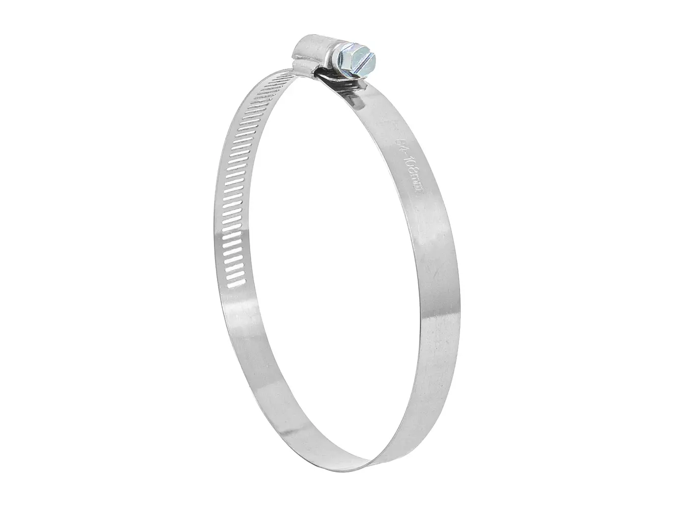 Abrazadera reforzada, acero inox #60, 3-5/16