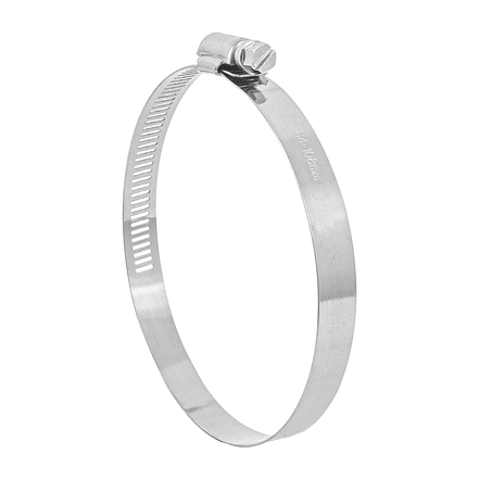Abrazadera reforzada, acero inox #60, 3-5/16
