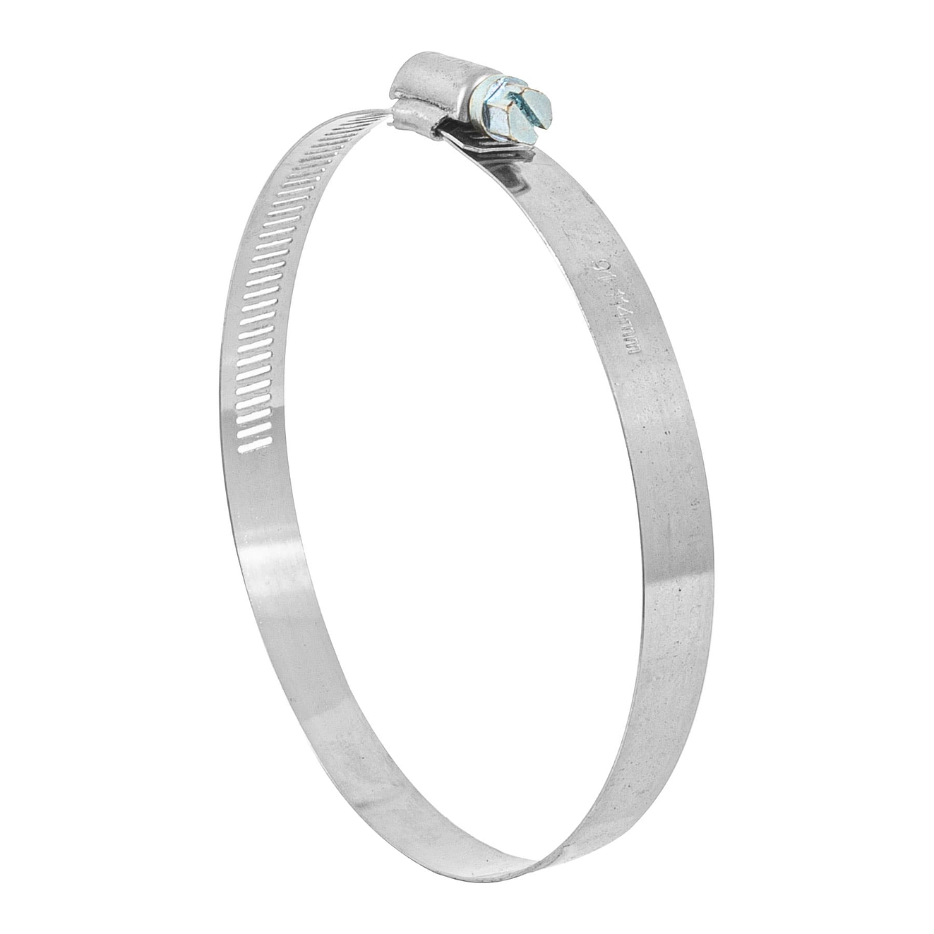 Abrazadera reforzada, acero inox #64, 3-9/16