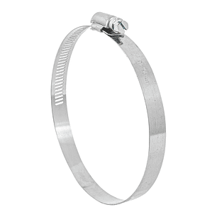 Abrazadera reforzada, acero inox #64, 3-9/16