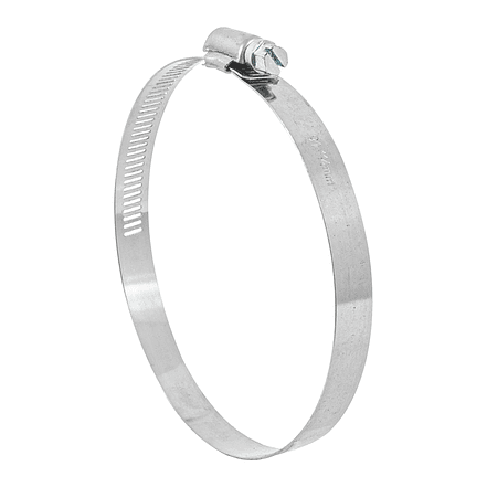 Abrazadera reforzada, acero inox #64, 3-9/16