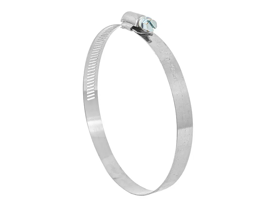 Abrazadera reforzada, acero inox #64, 3-9/16