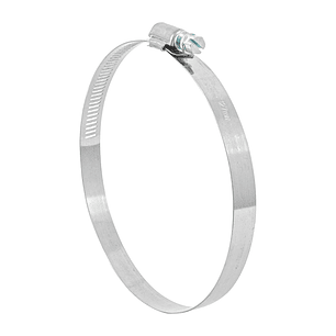 Abrazadera reforzada, acero inox #72, 4-1/8