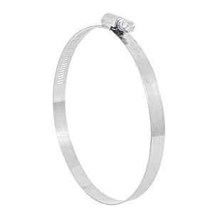 Abrazadera reforzada, acero inox #80, 4-5/8