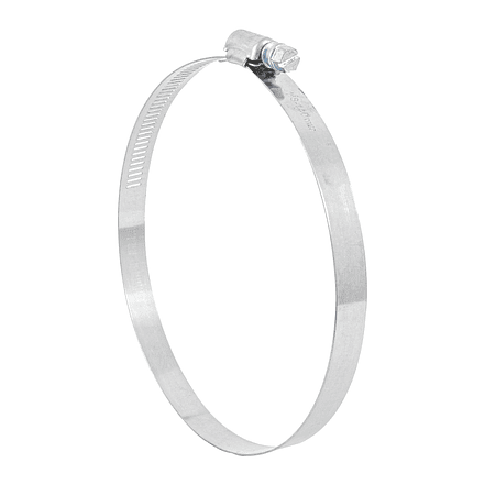 Abrazadera reforzada, acero inox #80, 4-5/8