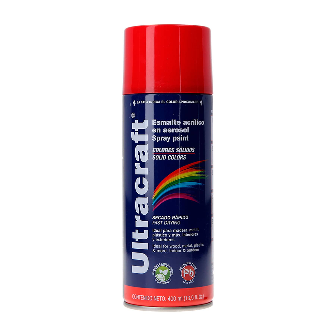 Pintura en aerosol rojo brillante, Ultracraft ULTRACARFT 40024