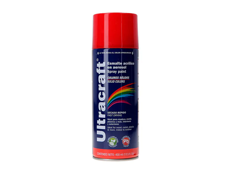 Pintura en aerosol rojo brillante, Ultracraft ULTRACARFT 40024 - Envío a todo Colombia | aztools.co
