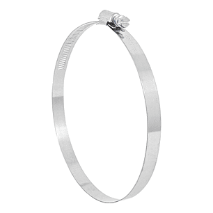 Abrazadera reforzada, acero inox #88, 5-1/8
