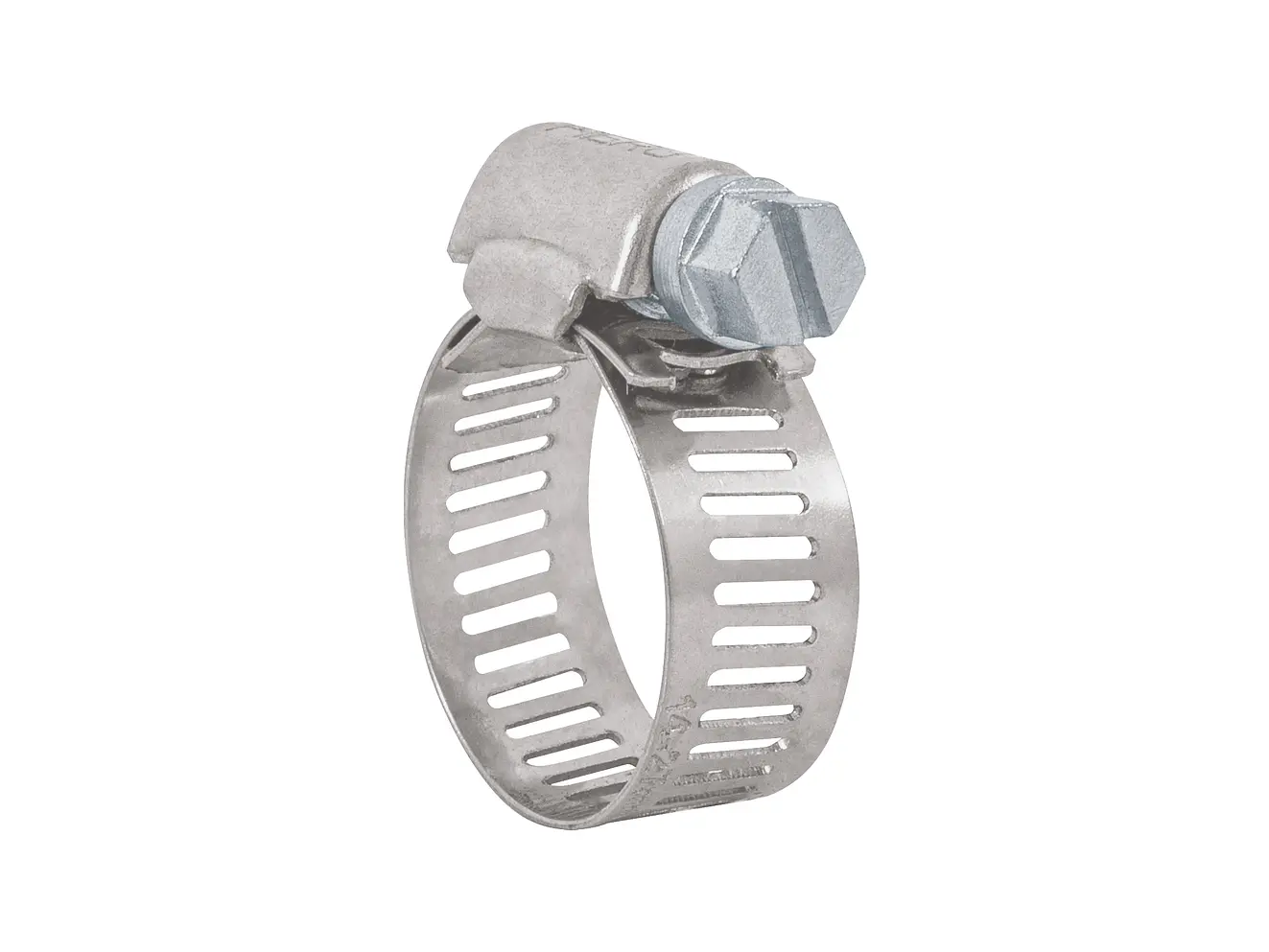 Abrazadera reforzada, acero inox #7, 9/16