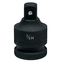 Adaptador de impacto 1/2' (H) x 3/8' (M) TRUPER 100906