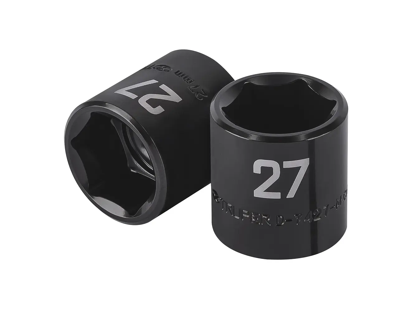 Dado de impacto de 27mm, 6 puntas, cuadro 1/2'