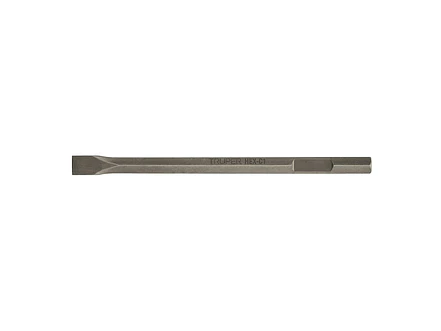 Cincel plano zanco hexagonal de 1 1/8', de 20' X 1.5'
