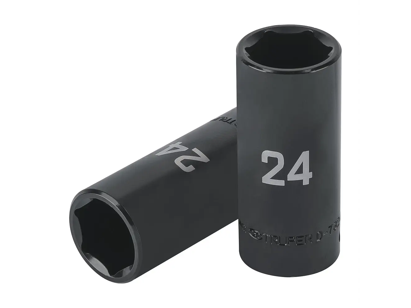 Dado largo de impacto de 24mm, 6 puntas, cuadro 1/2'