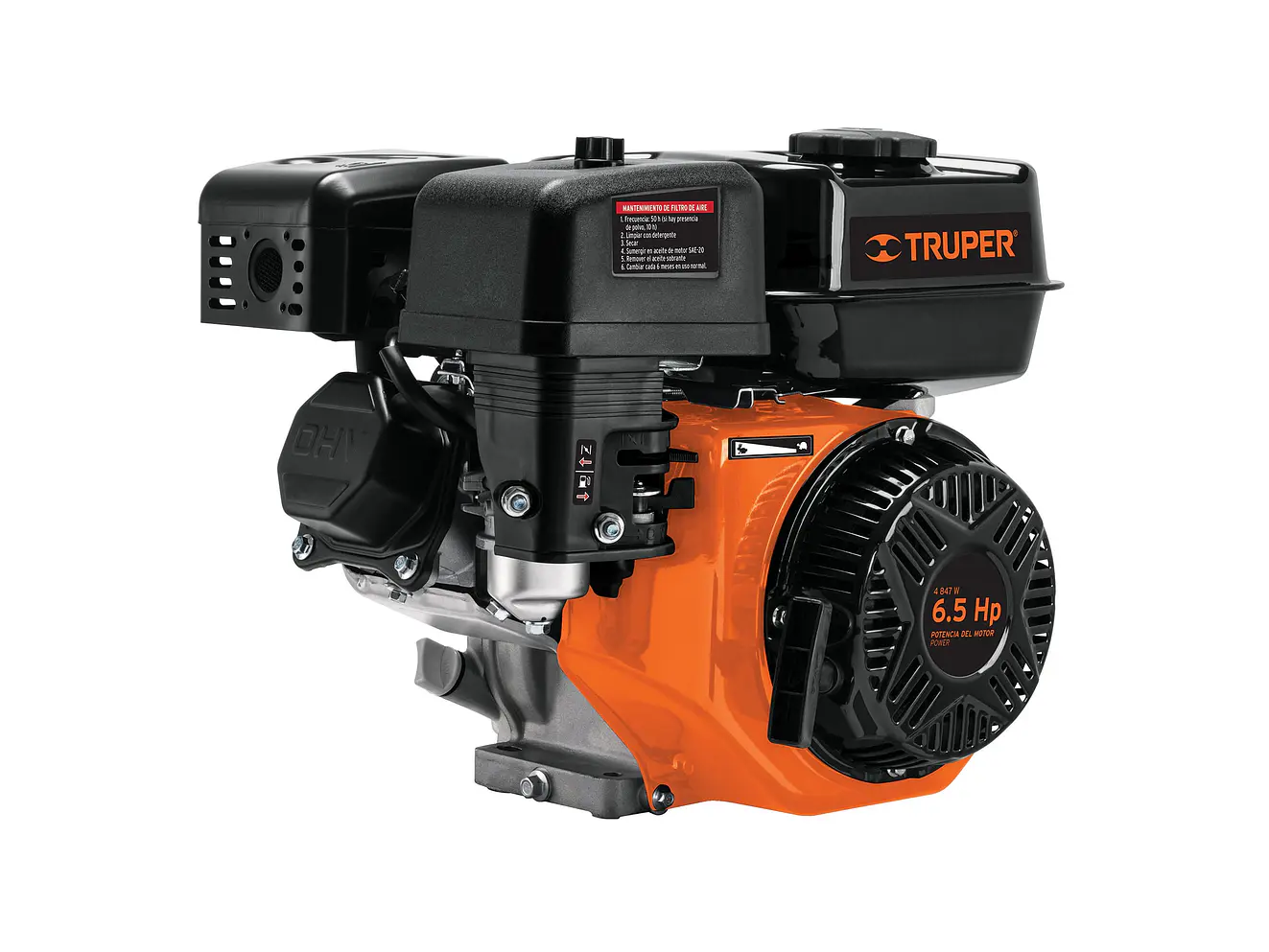 Motor a gasolina Truper 101327, 6.5 HP  - Foto 1 | aztools.co