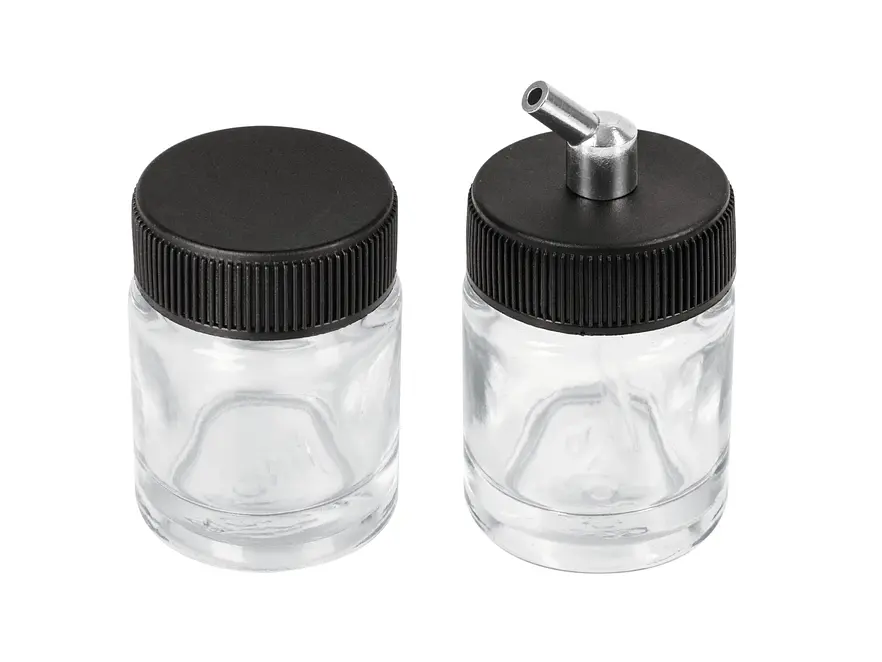 Juego de vasos de repuesto para aerógrafo AERO-8, 2 piezas