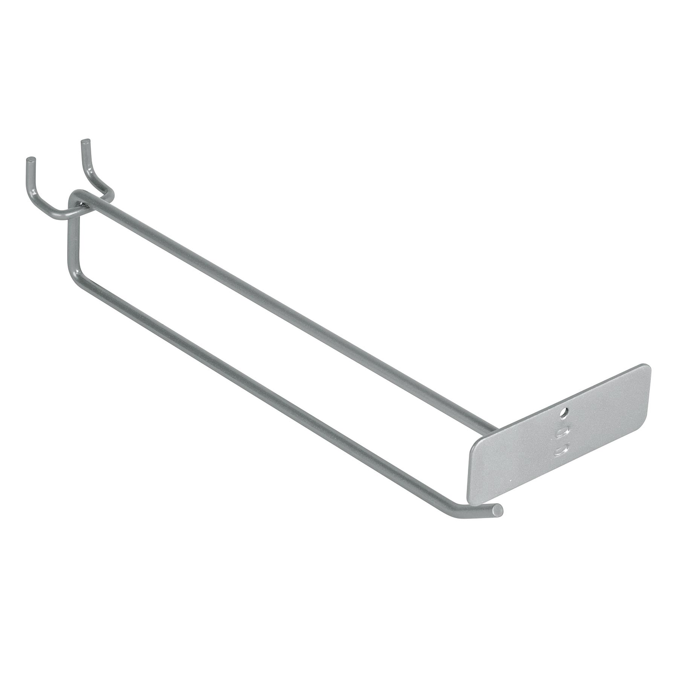 Ganchos rectos con portaetiqueta, 9