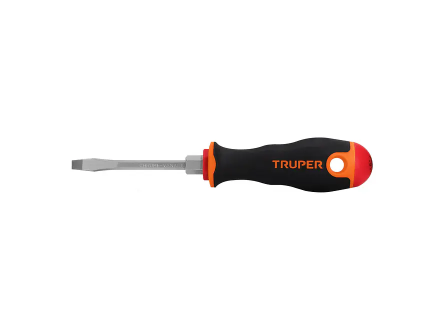 Desarmador plano 3/16 x 3', mango Comfort Grip