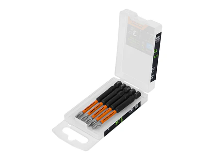 Juego de 5 puntas de impacto Phillips PH2 x 3',Truper Expert