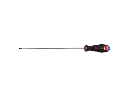 Desarmador de cruz 1/8 x 8', mango Comfort Grip