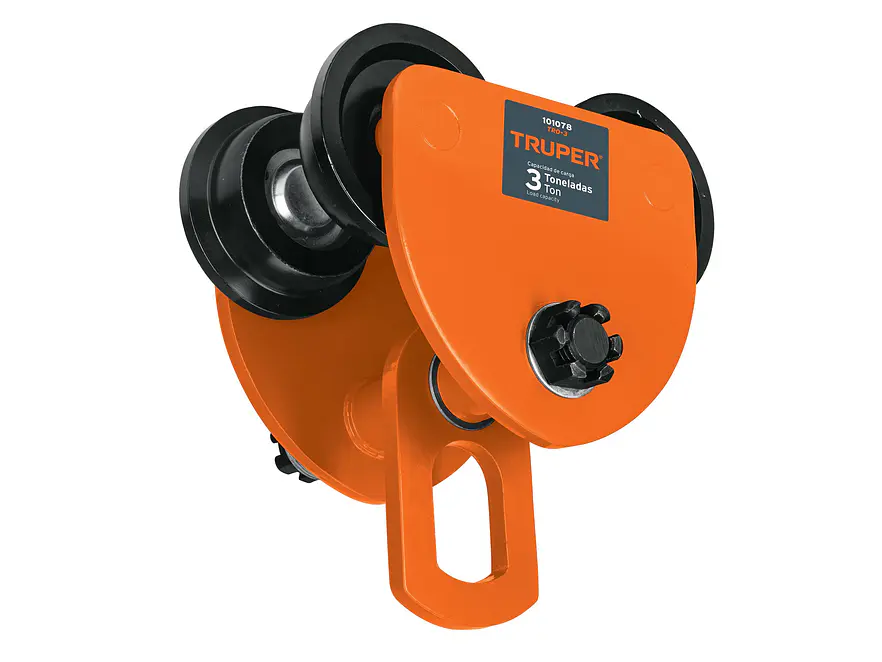 Trole de carga para vigas IPS e IPR, ajustable, 3 Ton