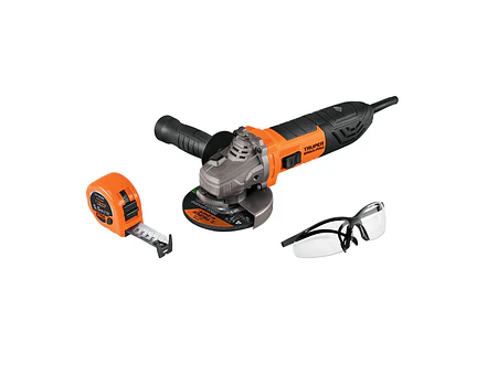 Combo Esmeriladora Truper 100250 4-1/2' 800W con lentes de seguridad y flexómetro  - Foto 1 | aztools.co
