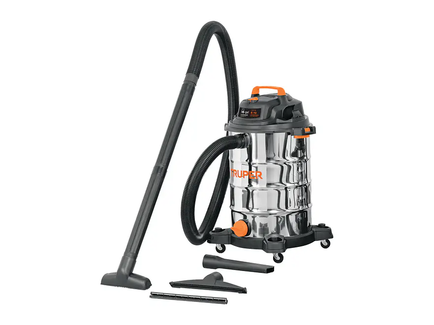 Aspiradora en acero inoxidable Truper 101525, 16 Galones - Foto 1 | aztools.co
