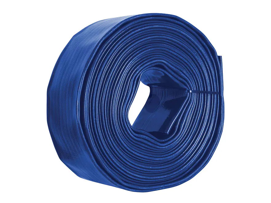 Manguera plana p/descarga de agua Truper 100866, PVC flexible, 3' x 100 m