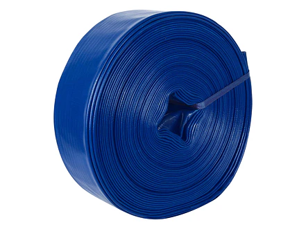 Manguera plana para descarga de agua  Truper 100867, PVC flexible, 4' x 50 m