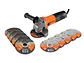 Esmeriladora 4-1/2' 850W c/5 discos de corte y 5 desbaste TRUPER 101544 - Miniatura 1 | aztools.co
