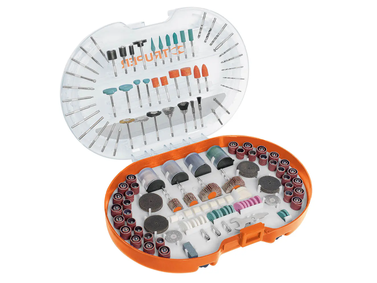Juego de accesorios para herramienta rotativa Truper 100729, 276 pzas