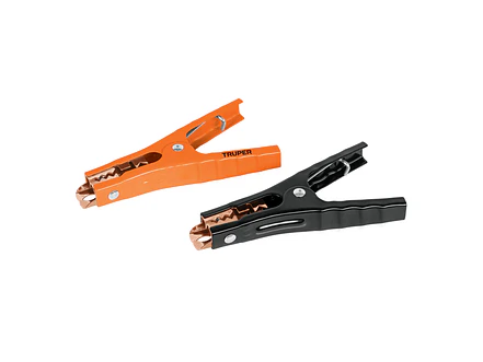 Pinzas caimán para cable pasa corriente, 2 piezas