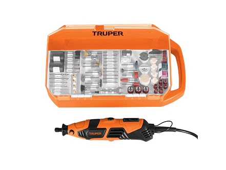 Mototool 150 W con 201 Accesorios Truper, MOTO-A2K 101669 - Potente y Versátil, Ideal para Diversas Aplicaciones