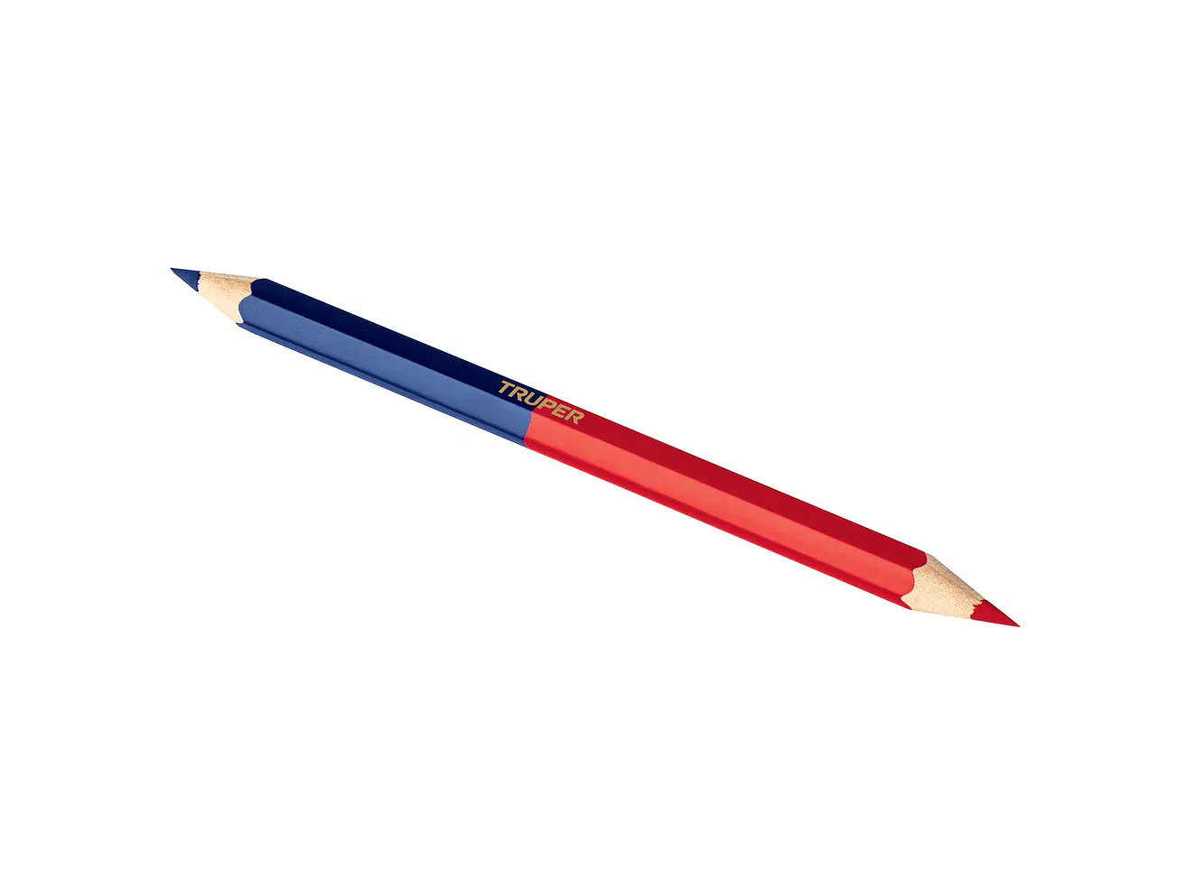 Lápiz bicolor grueso para carpintero, 18cm
