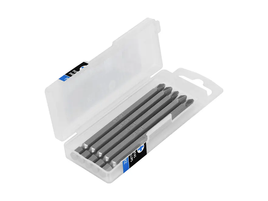 Puntas para desarmador Philips #2 largo 4', 5 pzas, Expert
