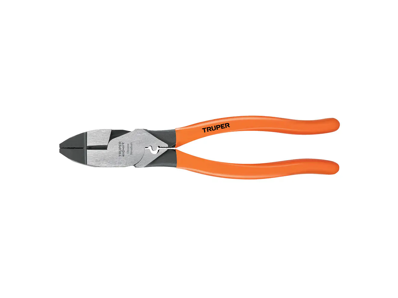 Pinza p/electricista 9' c/ponchadora de terminales, Expert