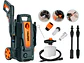 Hidrolavadora Eléctrica Truper 101593 1500 PSI HILA-1500 | 1.9 HP, 127V, con Jabonera - Miniatura 1 | aztools.co