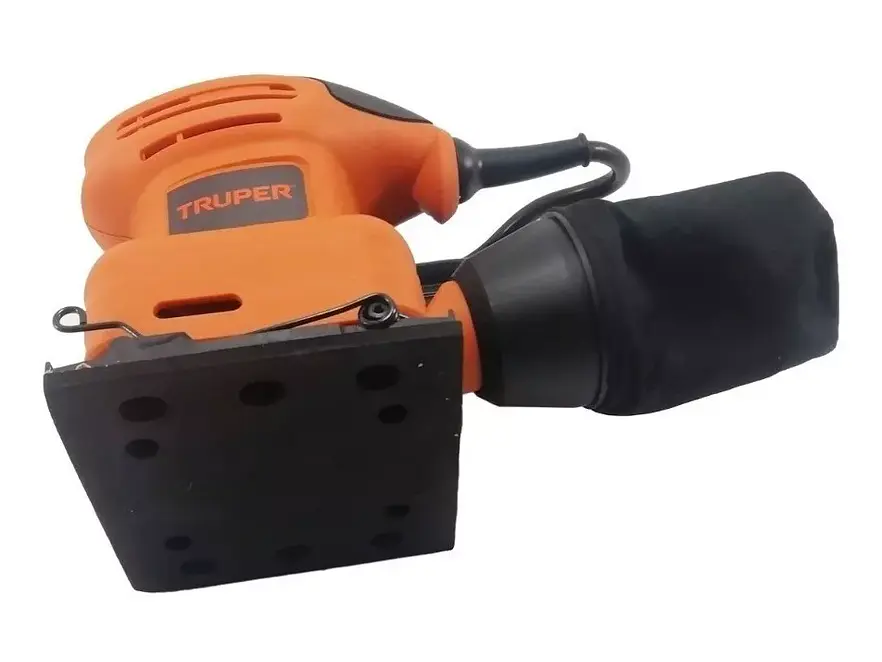 Lijadora profesional orbital Truper 16682, BSC-7 LIOR-1/4A2 naranja 60Hz 200W - Foto 3 | aztools.co