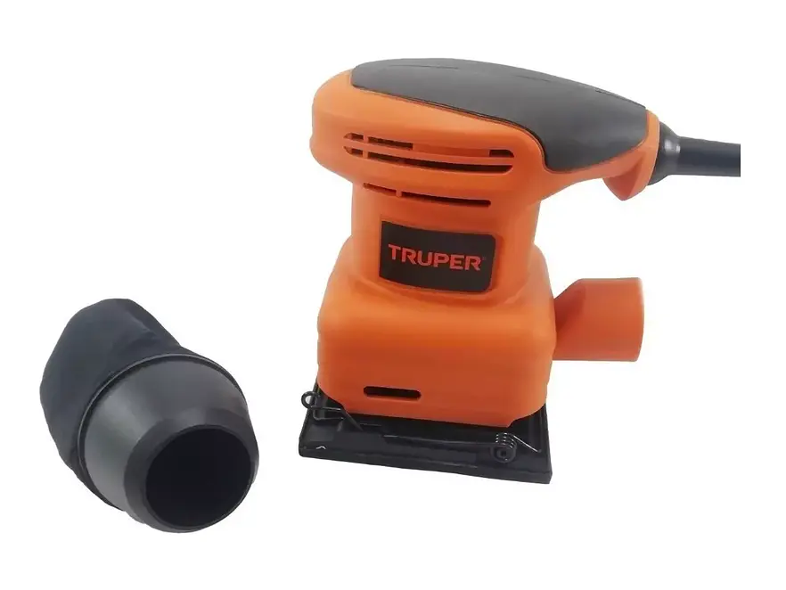 Lijadora profesional orbital Truper 16682, BSC-7 LIOR-1/4A2 naranja 60Hz 200W - Foto 5 | aztools.co
