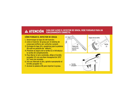 Inyector de grasa o engrasadora 14 oz, 10000 PSI Grip Antiderrapante Truper 14861 - Foto 4 | aztools.co